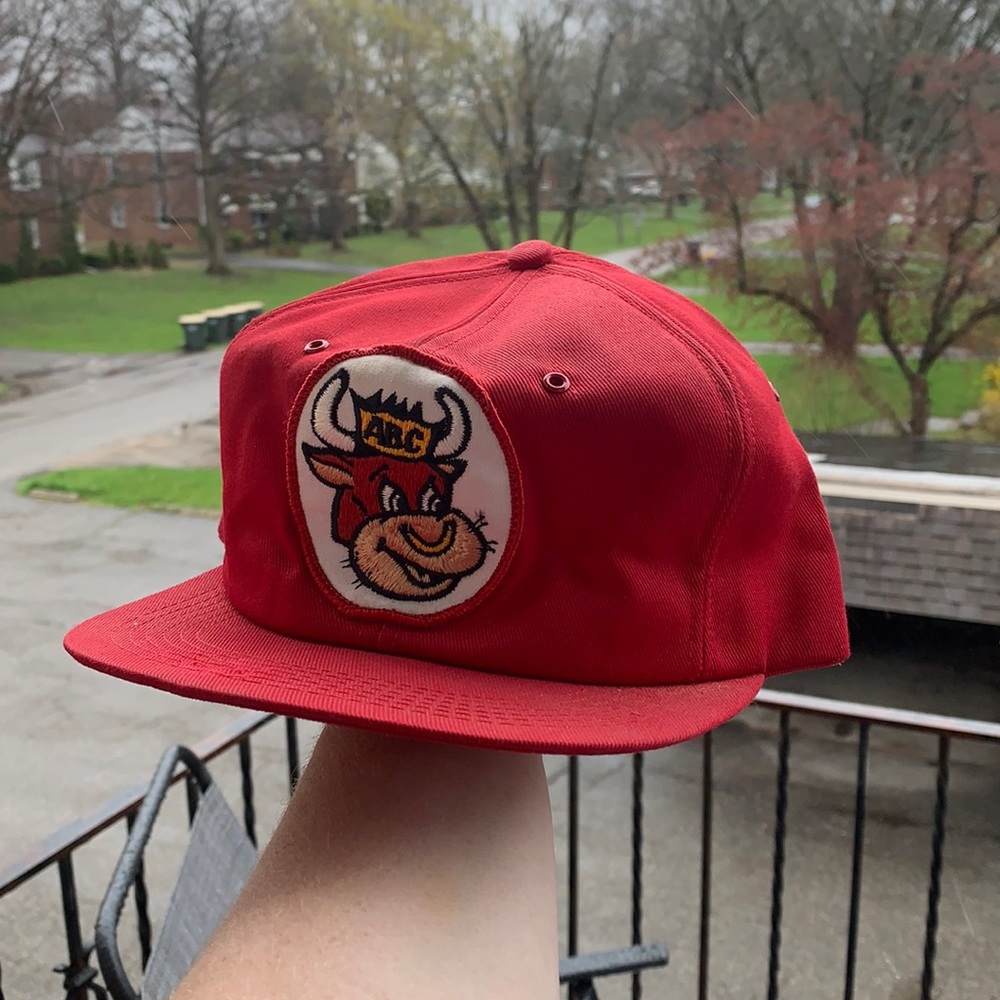 🐂 80’s ABC bull Trucker hat 🐂